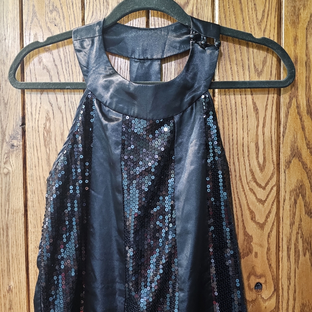 Black Sequim Mini Dress - Picture 2 of 9